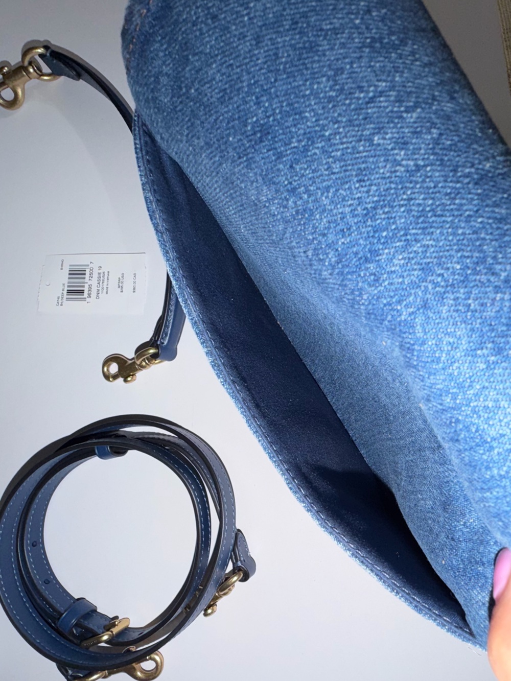 COACH Denim Cassie 19 Crossbody Bag - Picture 8 of 10
